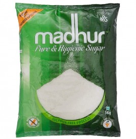 Madhur Pure & Hygienic Sugar   Pack  5 kilogram